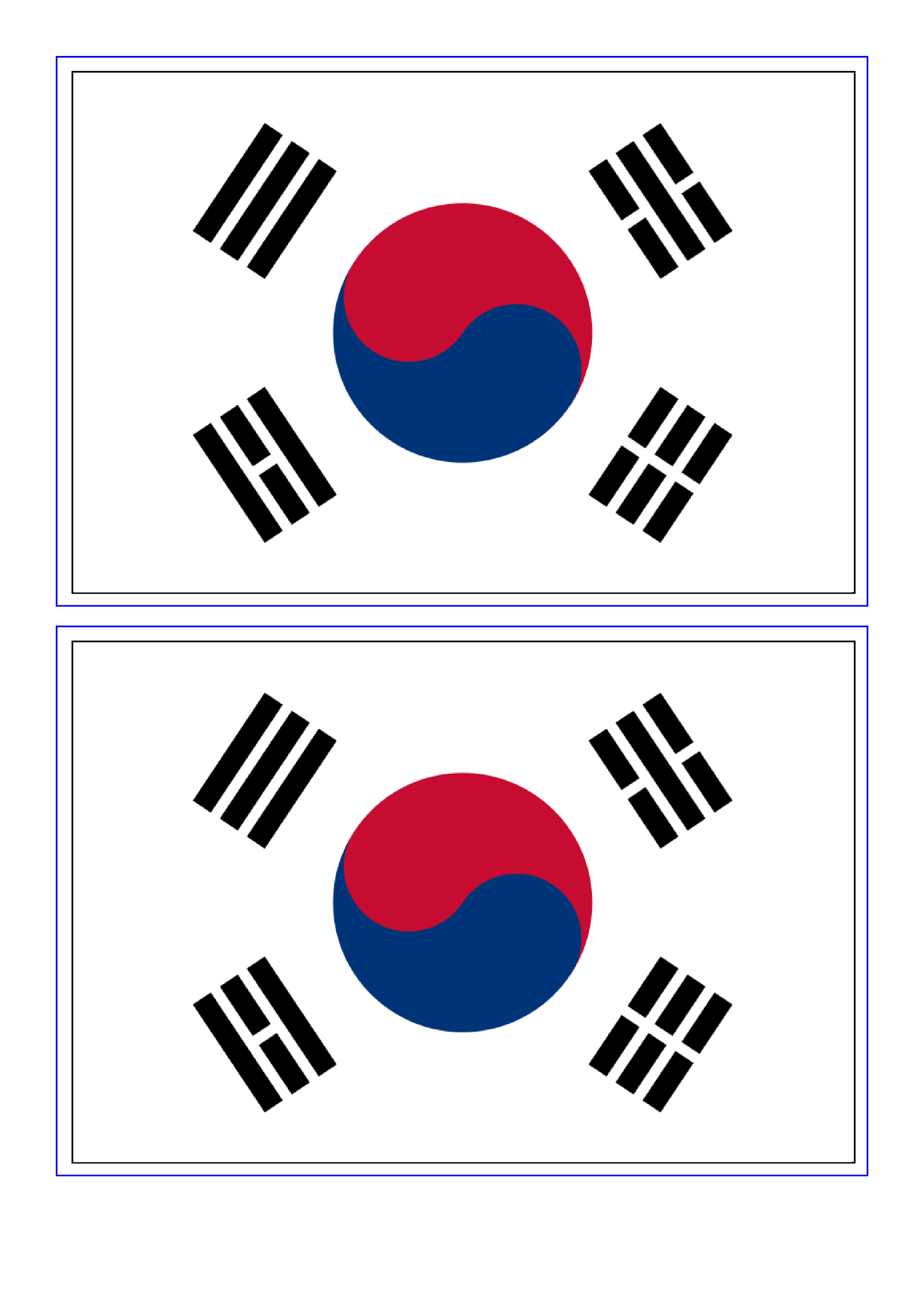 South Korea Flag PNG Background