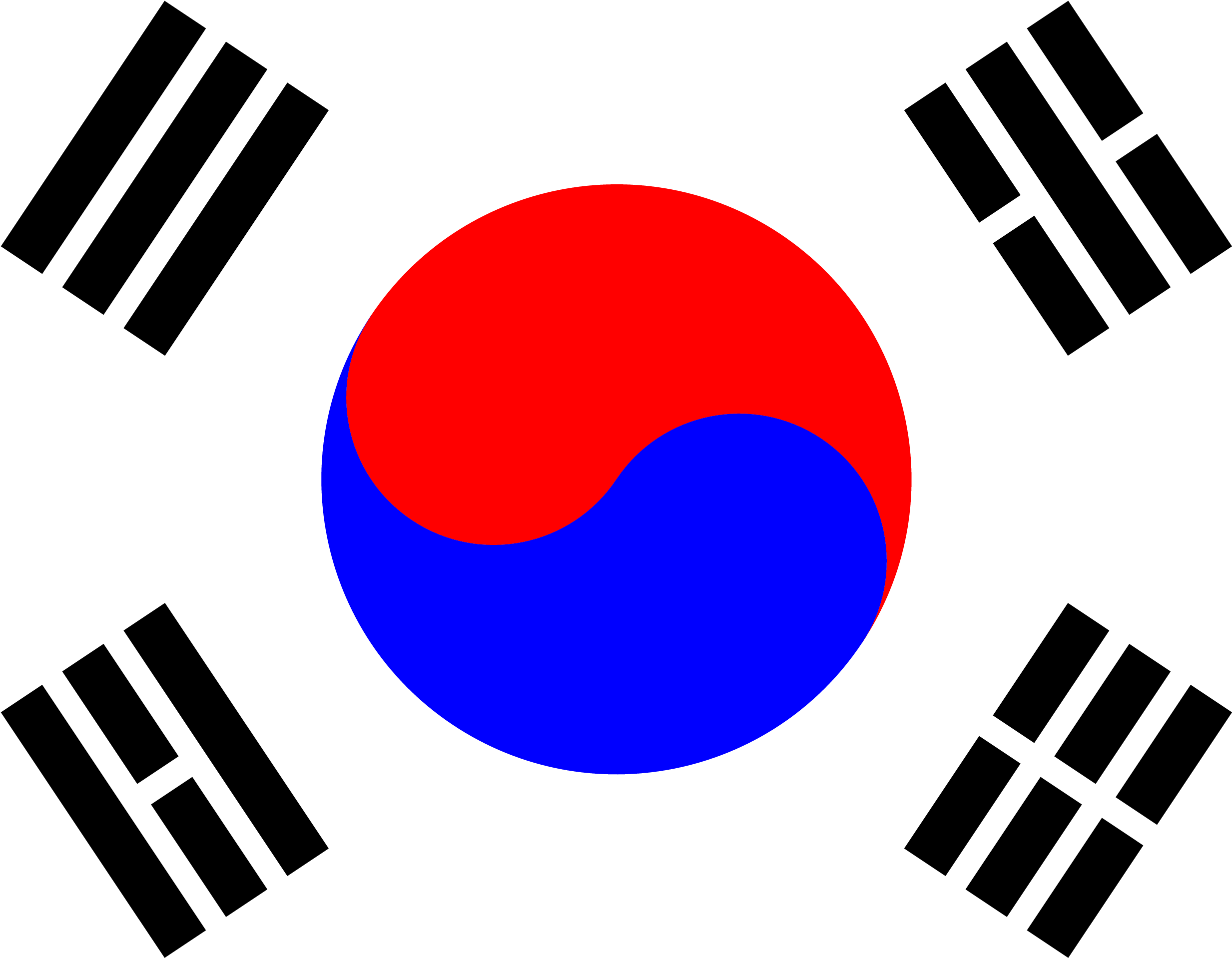 South Korea Flag PNG HD Quality