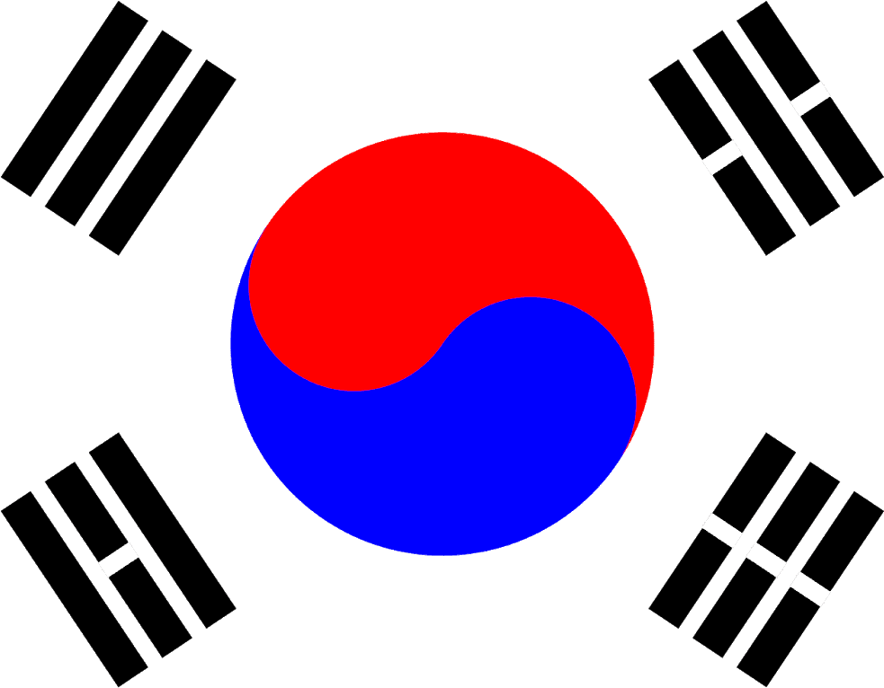 South Korea Flag Transparent File