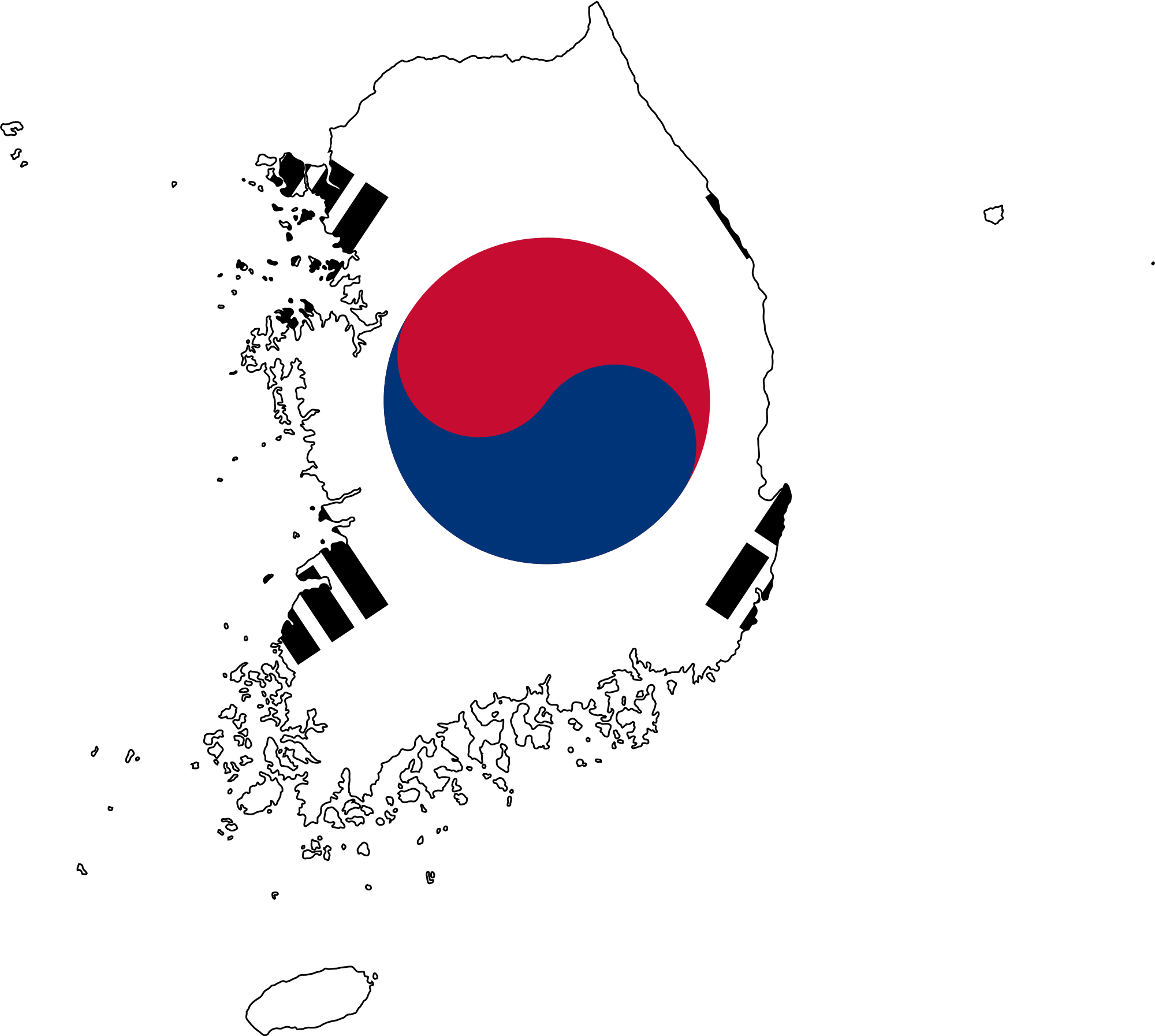 South Korea Flag Transparent Free PNG