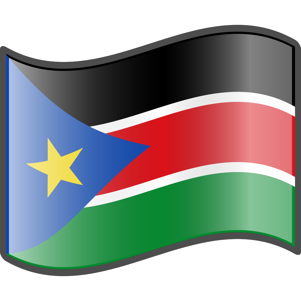 South Sudan Flag PNG Clipart Background