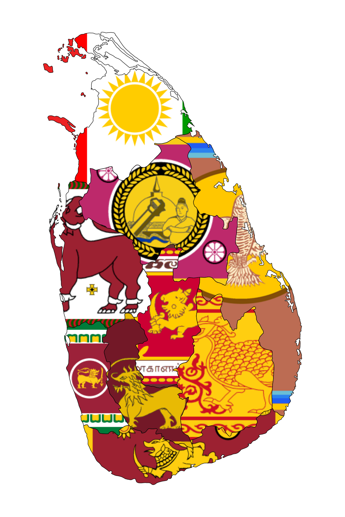 Sri Lanka Flag Transparent Background