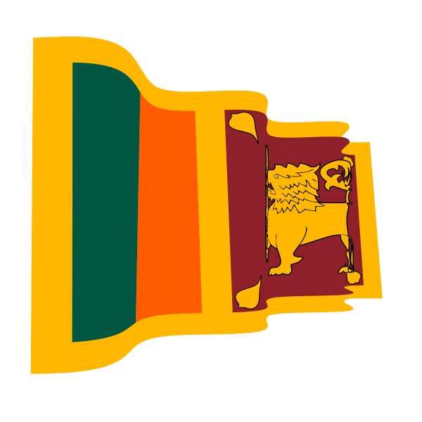 Sri Lanka Flag Transparent Free PNG