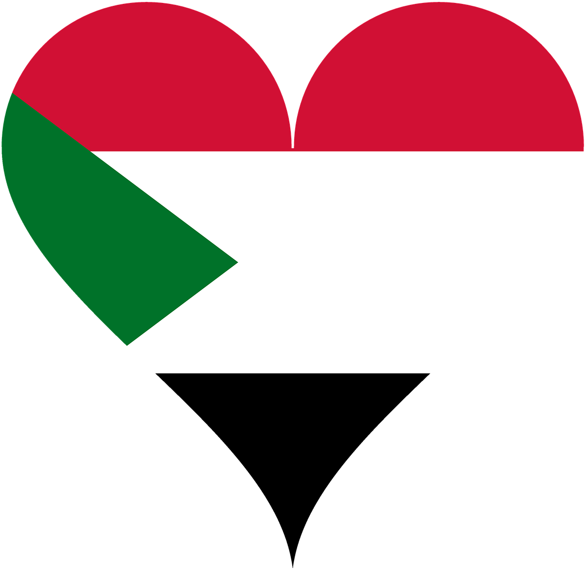 Sudan Flag Background PNG Image