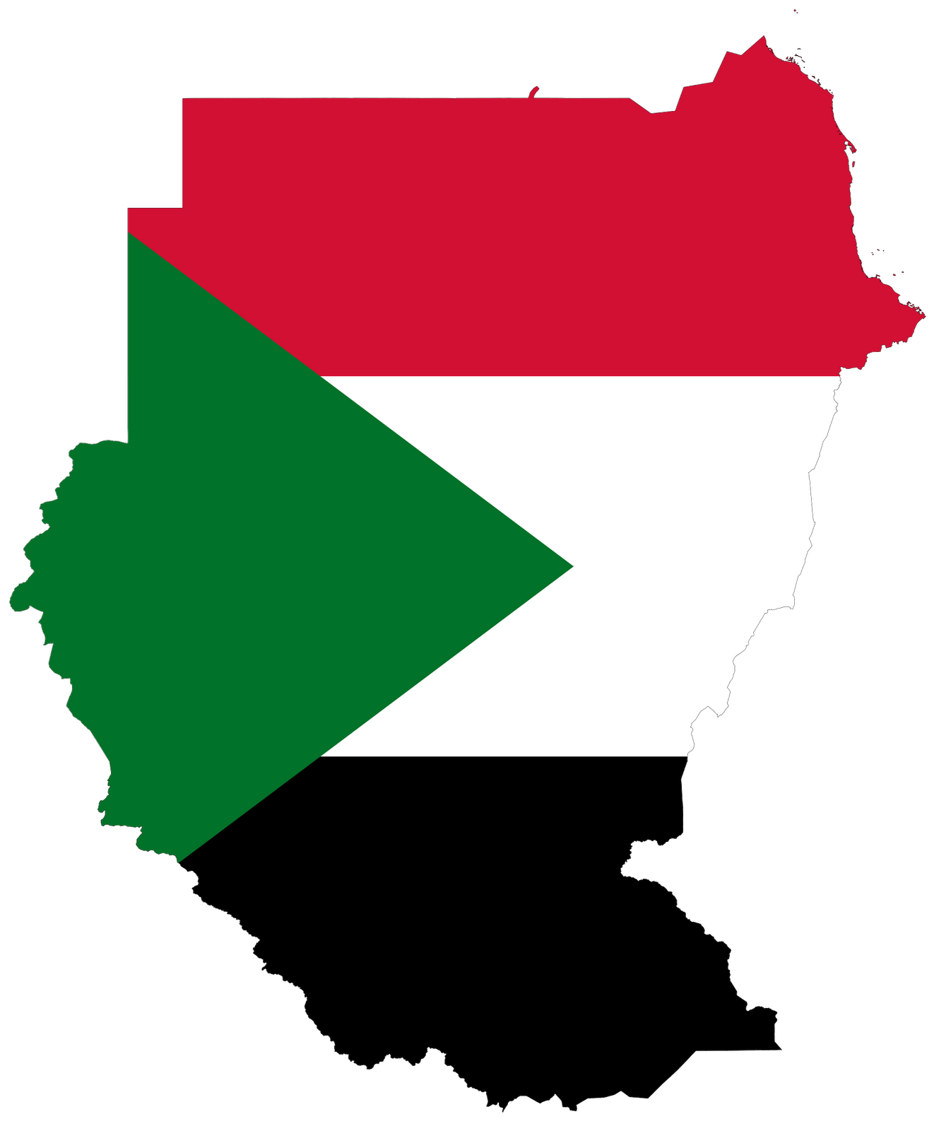 Sudan Flag PNG Background