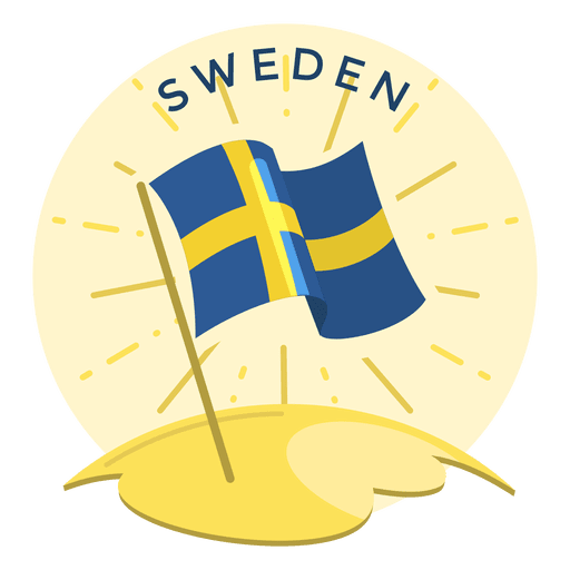 Sweden Flag PNG Background