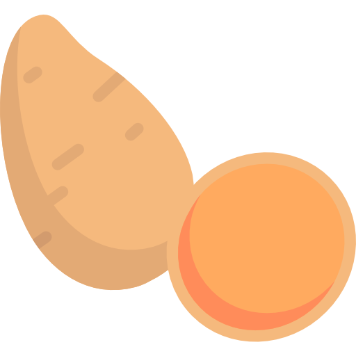Sweet Potato PNG Clipart Background