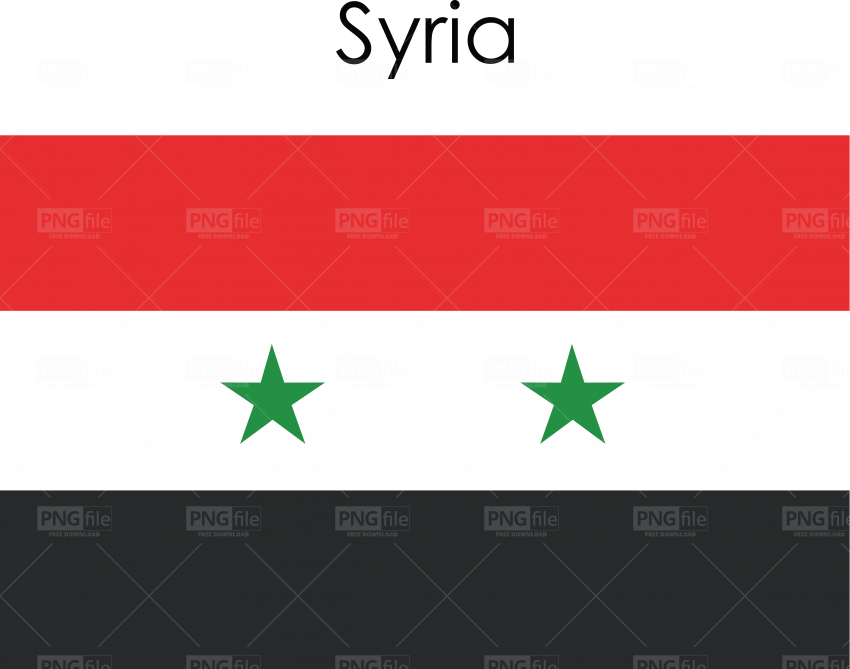 Syria Flag PNG Photo Image