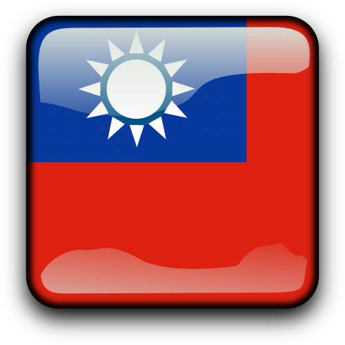 Taipei Flag Background PNG Image