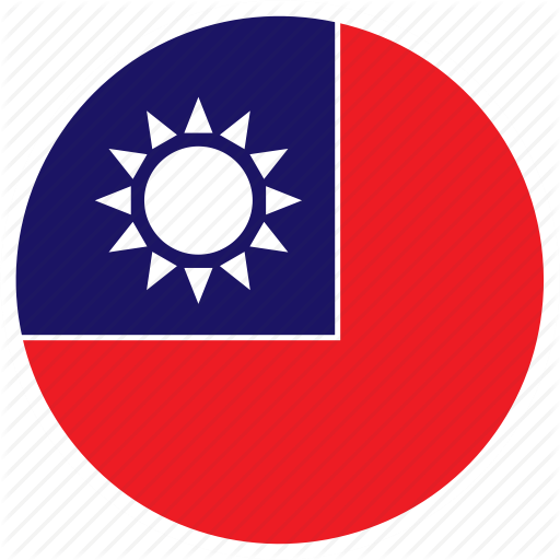Taipei Flag Transparent Background