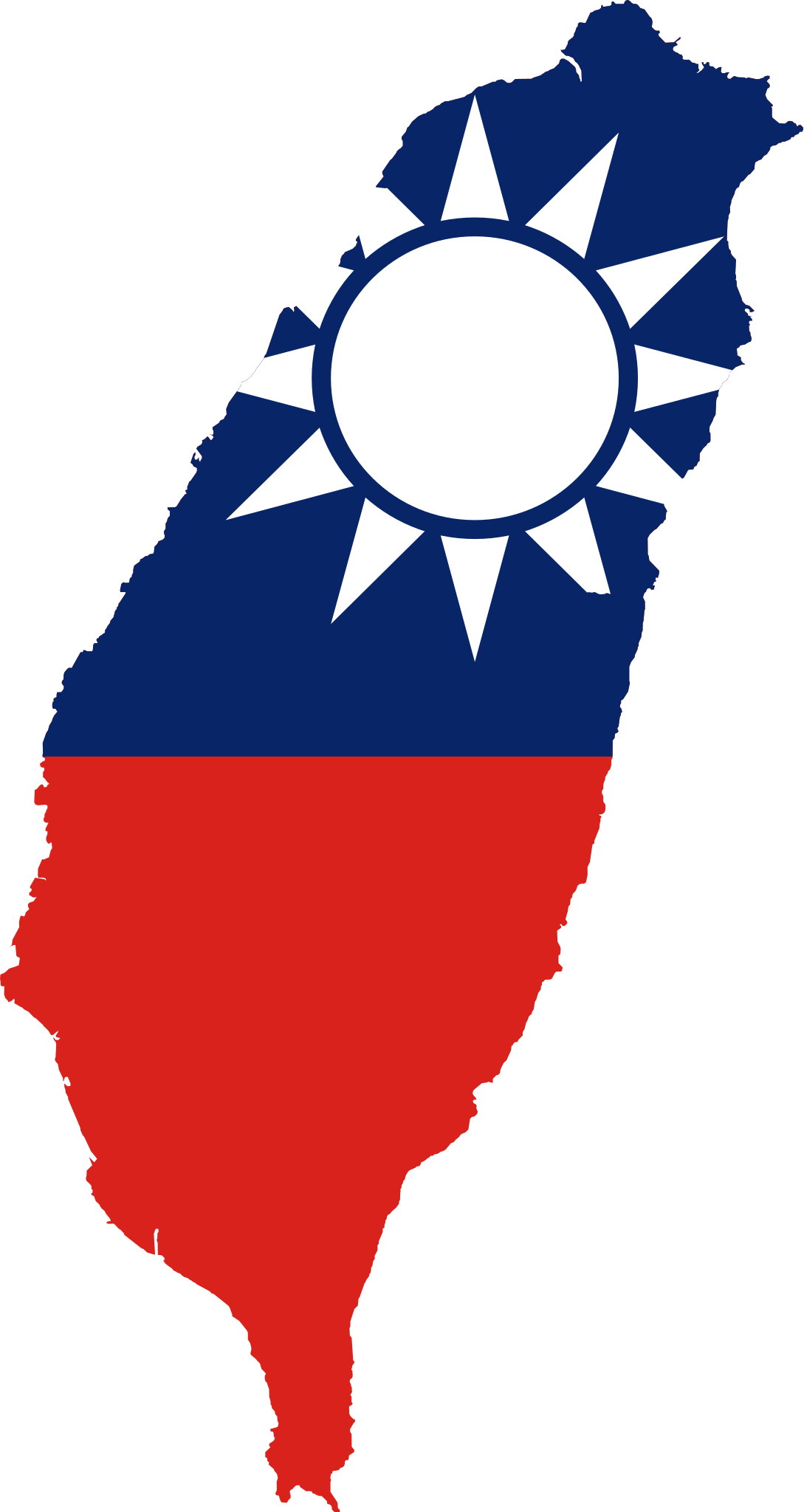 Taiwan Flag PNG Background