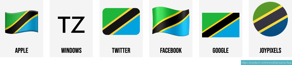 Tanzania Flag Transparent PNG