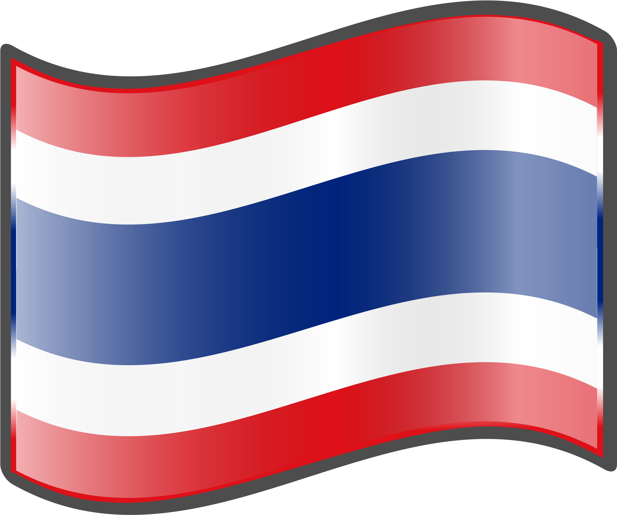 Thailand Flag Background PNG