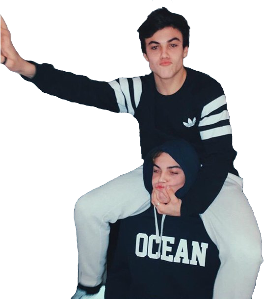 The Dolan Twins Background PNG Image