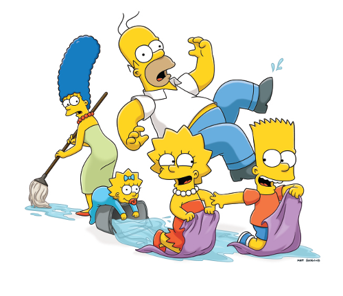The Simpsons PNG Pic Background