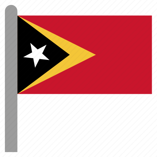 Timor-Leste Flag PNG Clipart Background