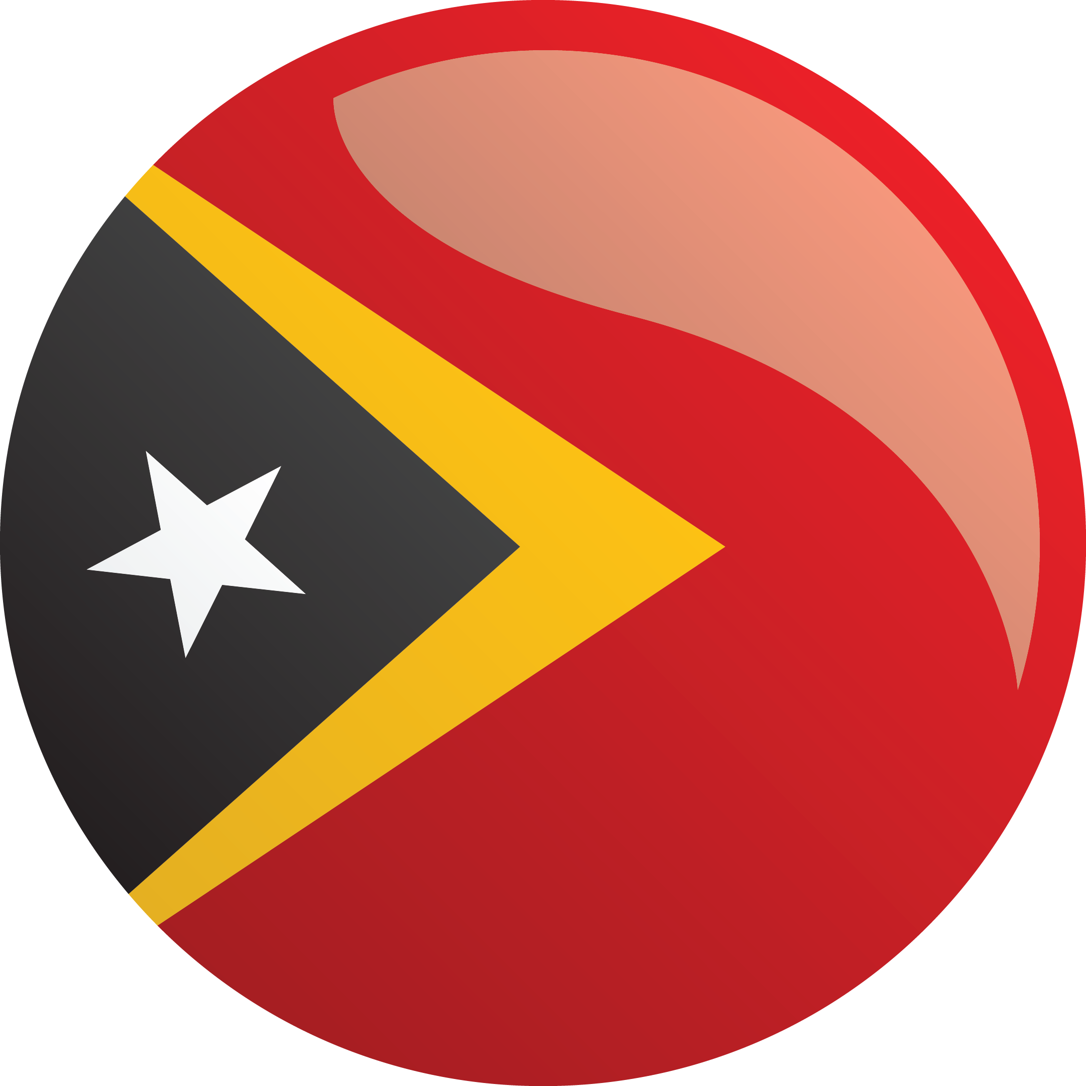Timor-Leste Flag PNG HD Quality