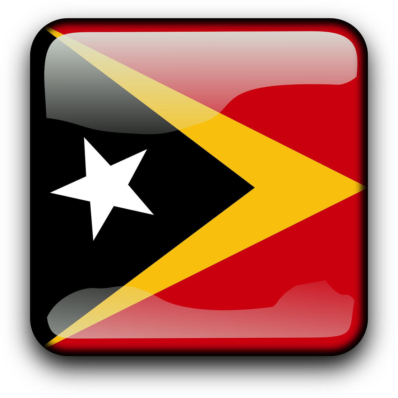 Timor-Leste Flag Transparent Free PNG