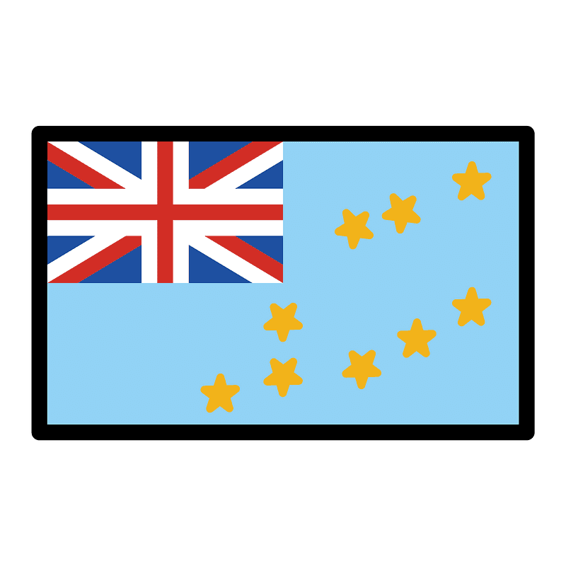 Tuvalu Flag Transparent Image