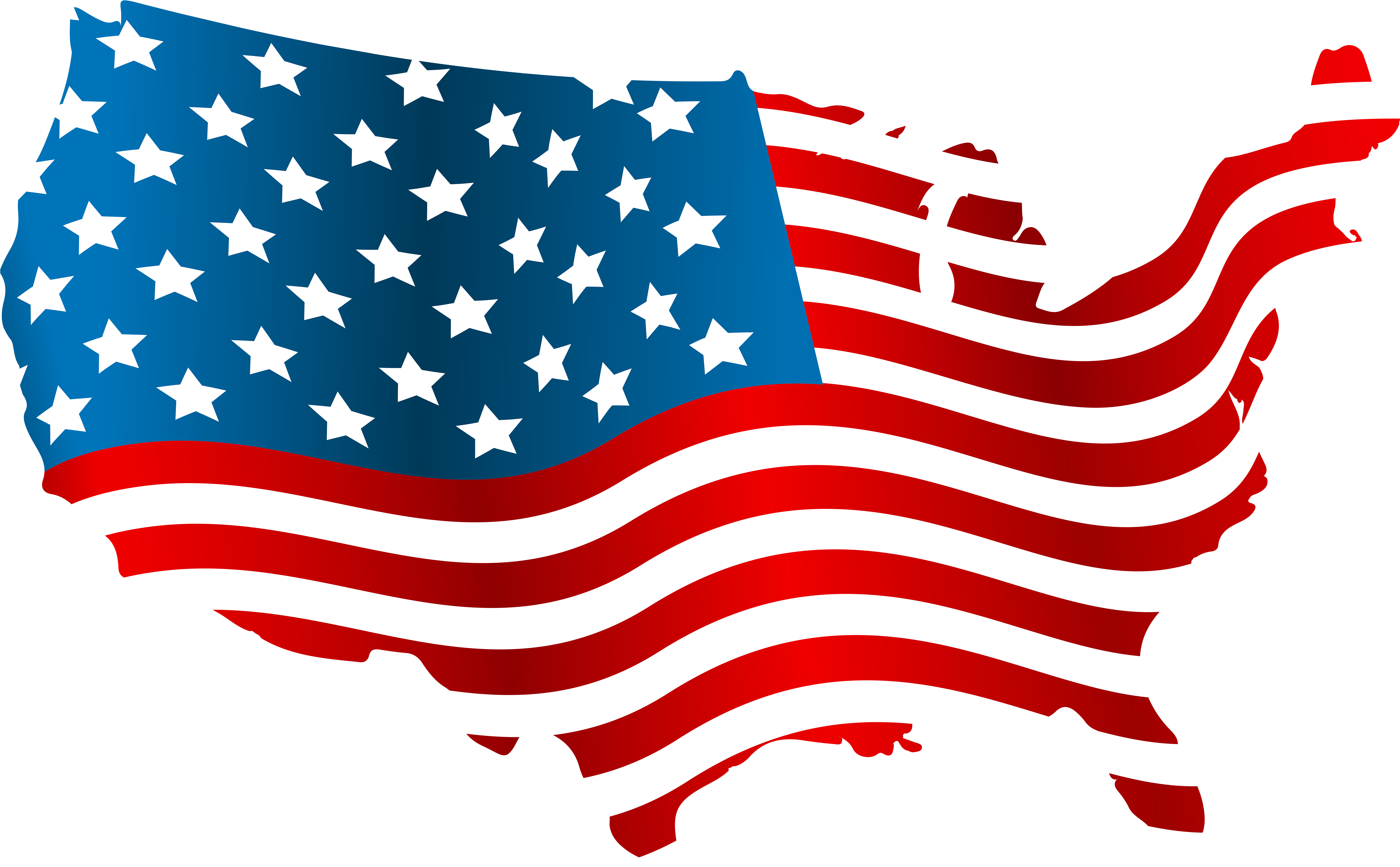 USA-Flagge PNG Clipart-Hintergrund