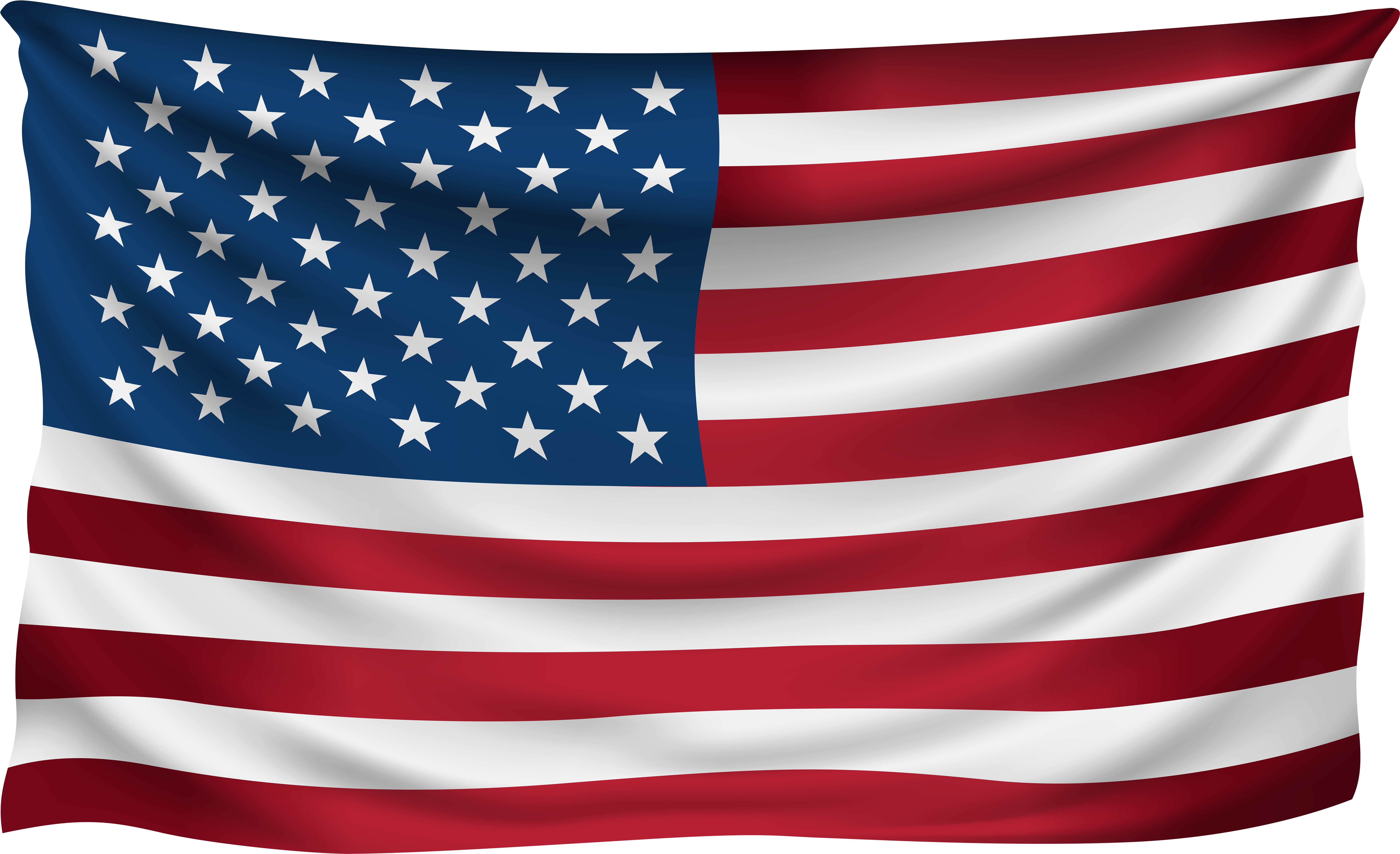 USA-Flagge PNG-Bild-Hintergrund