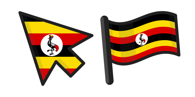 Uganda Flag PNG Background