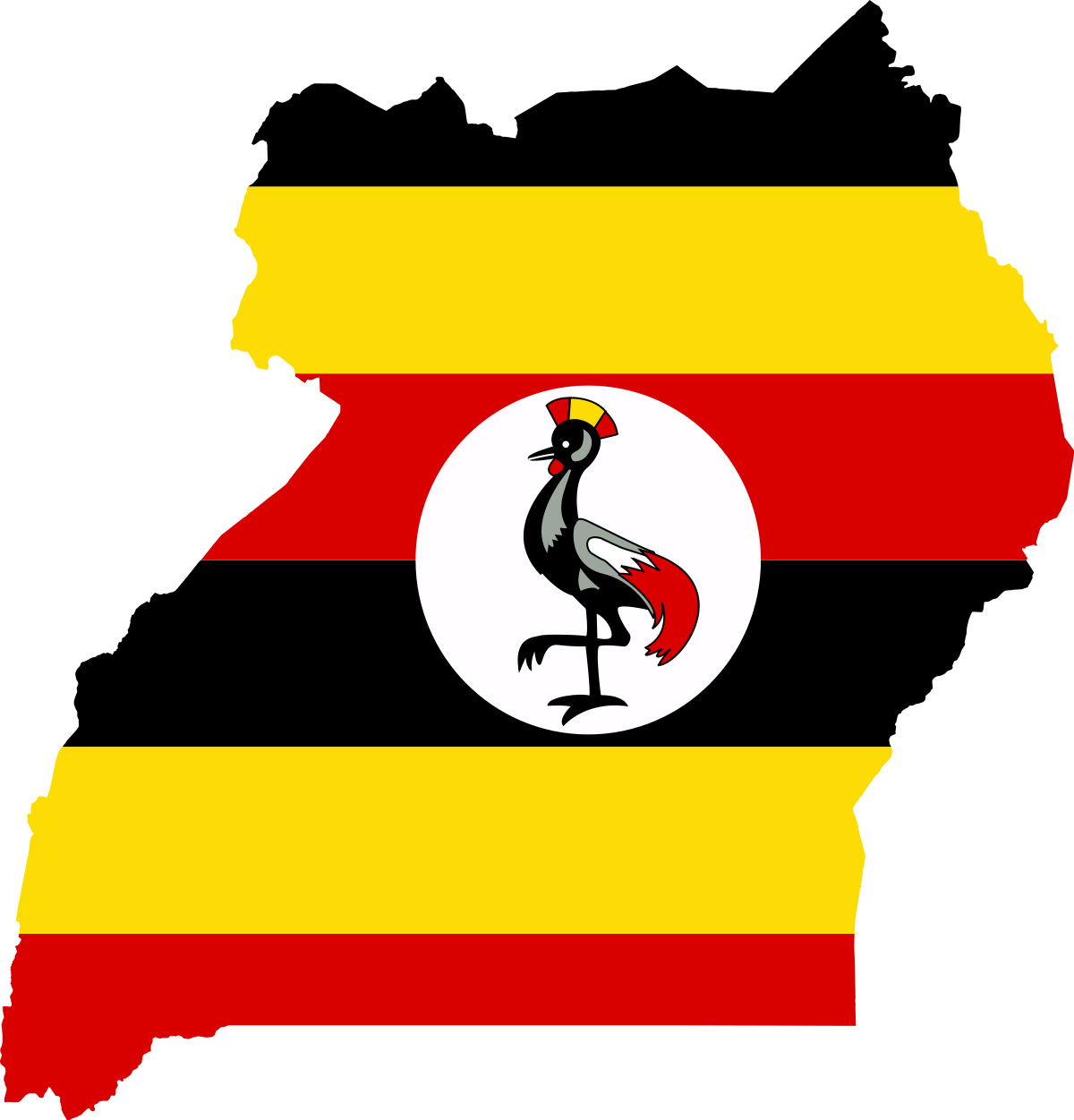 Uganda Flag PNG Clipart Background
