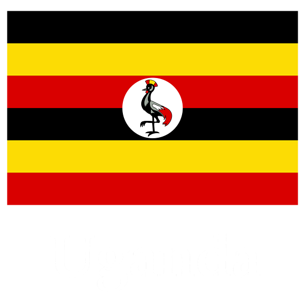 Uganda Flag PNG Pic Background