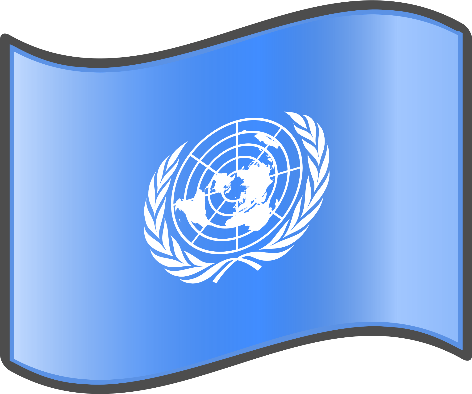 United Nations Flag Background PNG Image