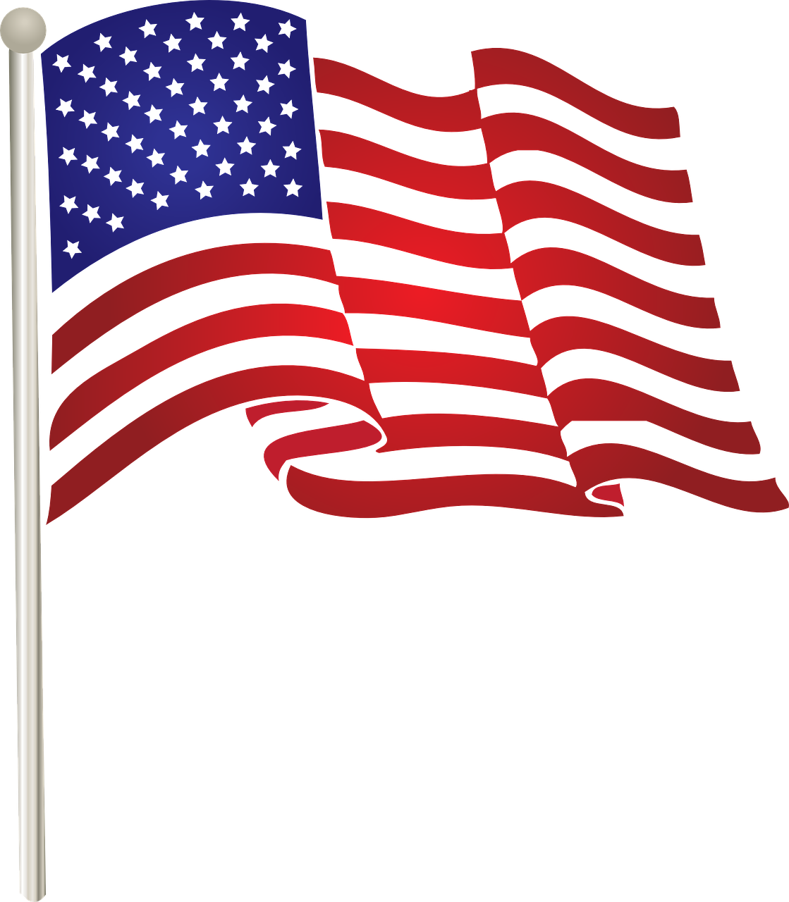 United States of America Flag PNG Pic Background