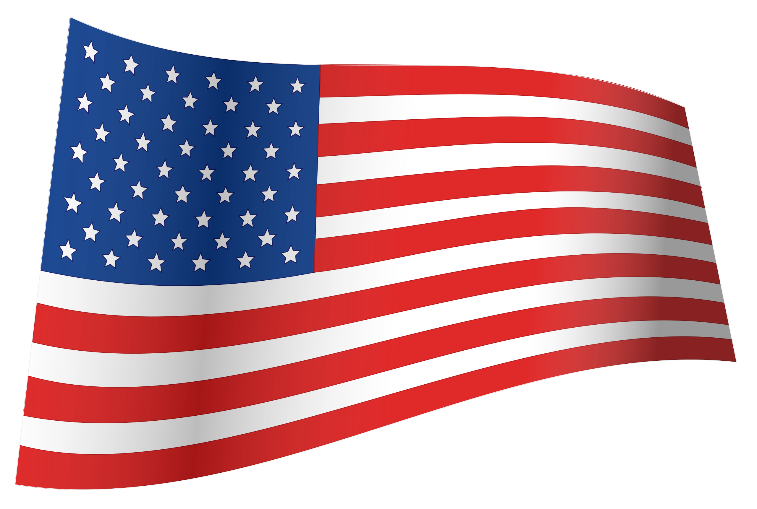 United States of America Flag Transparent PNG