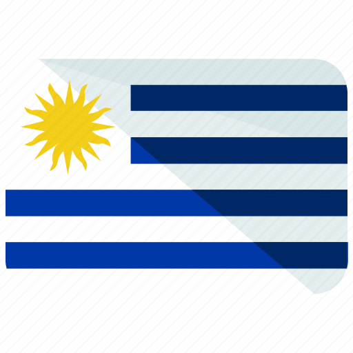Uruguay Flag Background PNG Image