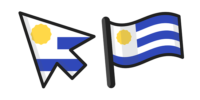 Uruguay Flag Background PNG