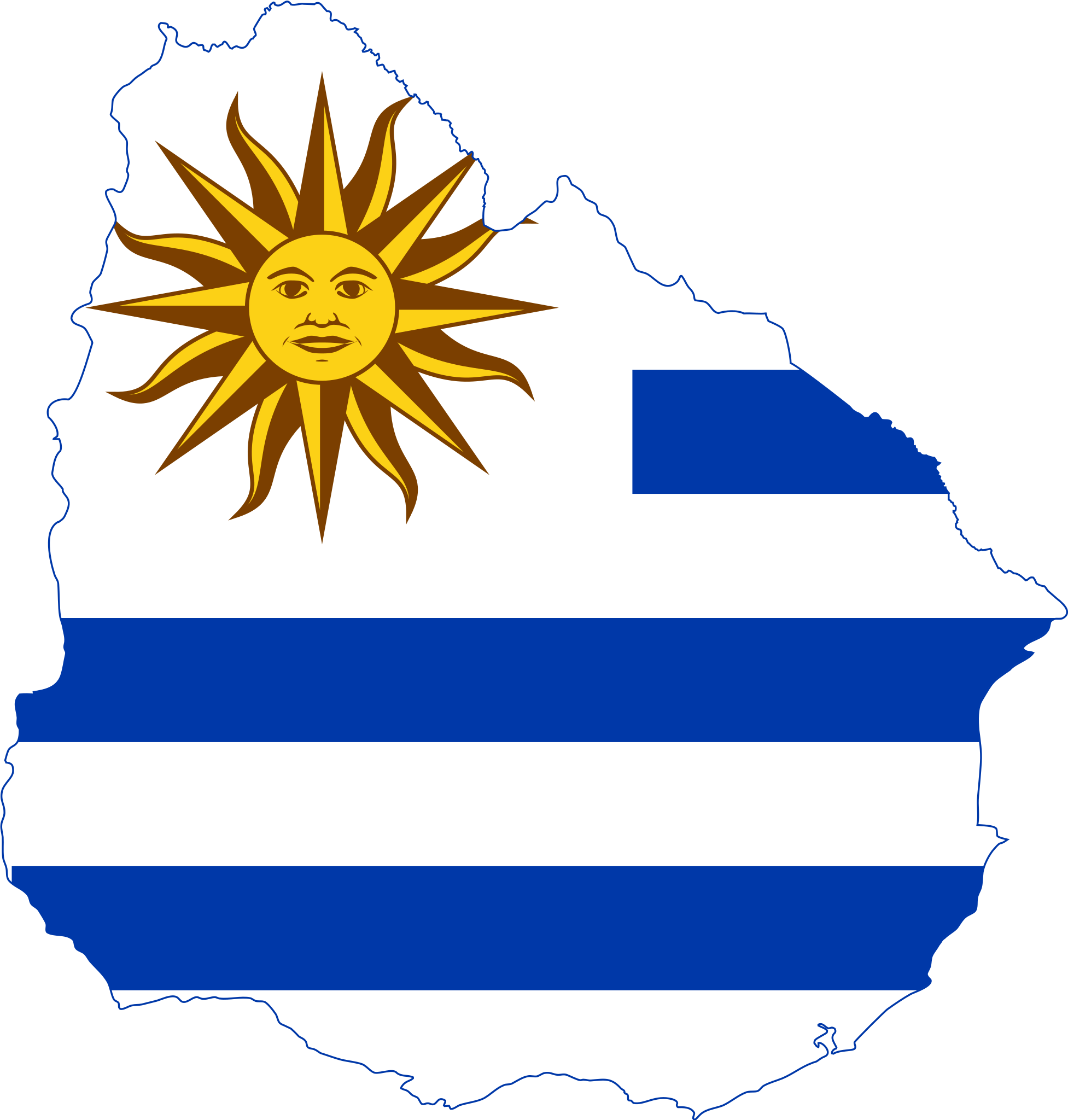 Uruguay Flag PNG Background