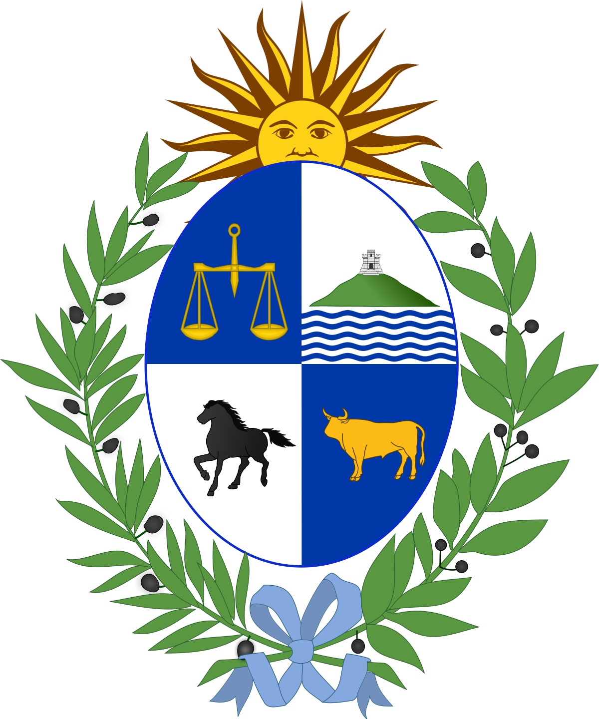 Uruguay Flag PNG HD Quality