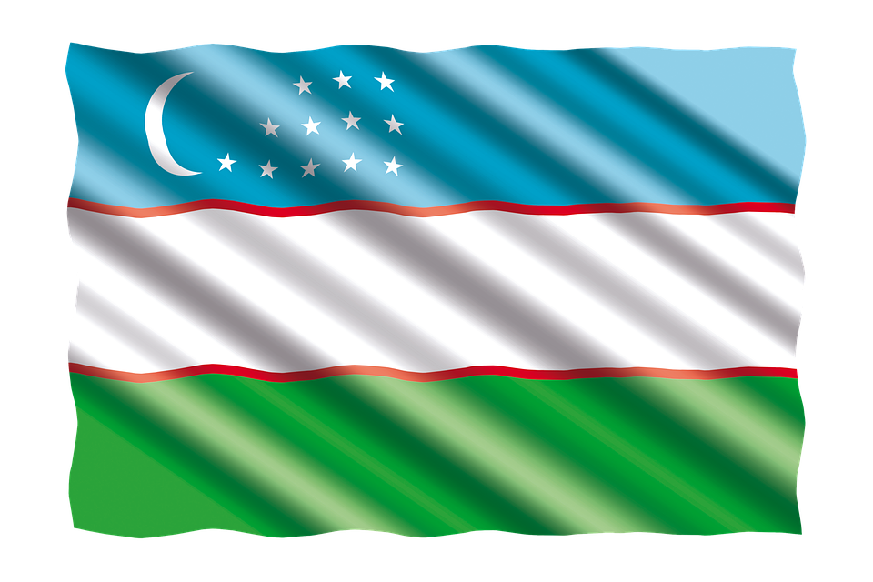 Uzbekistan Flag Free PNG