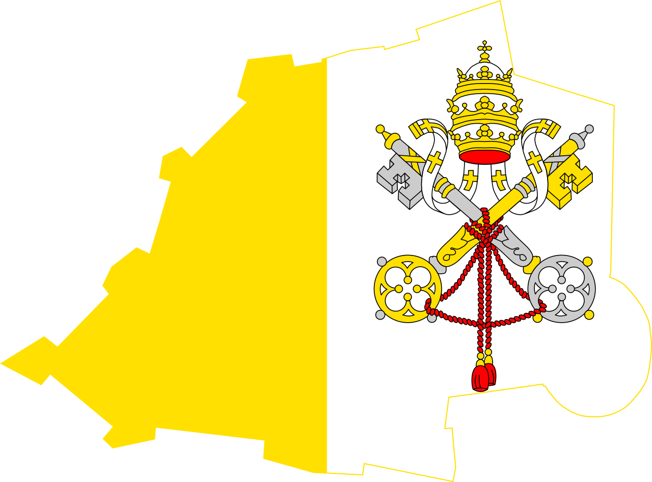 Vatican City Flag Background PNG Image
