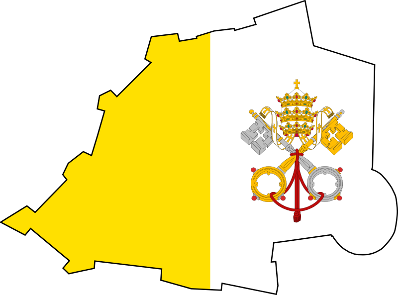 Vatican City Flag PNG HD Quality