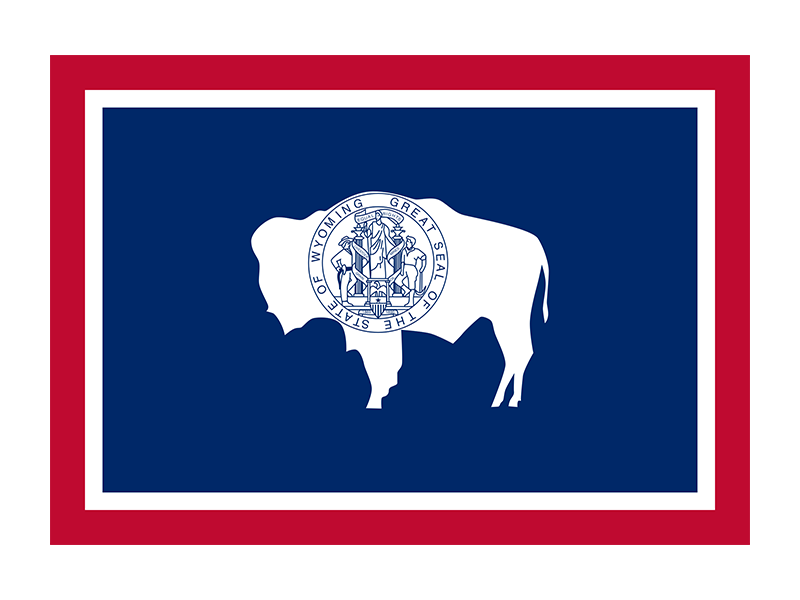 Wyoming Flag Transparent PNG