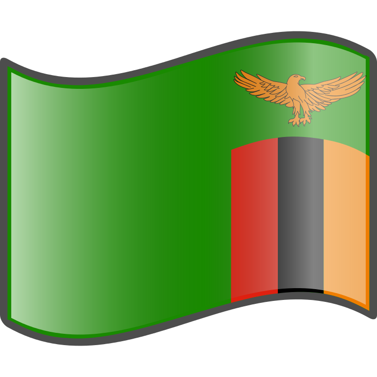 Zambia Flag Transparent File