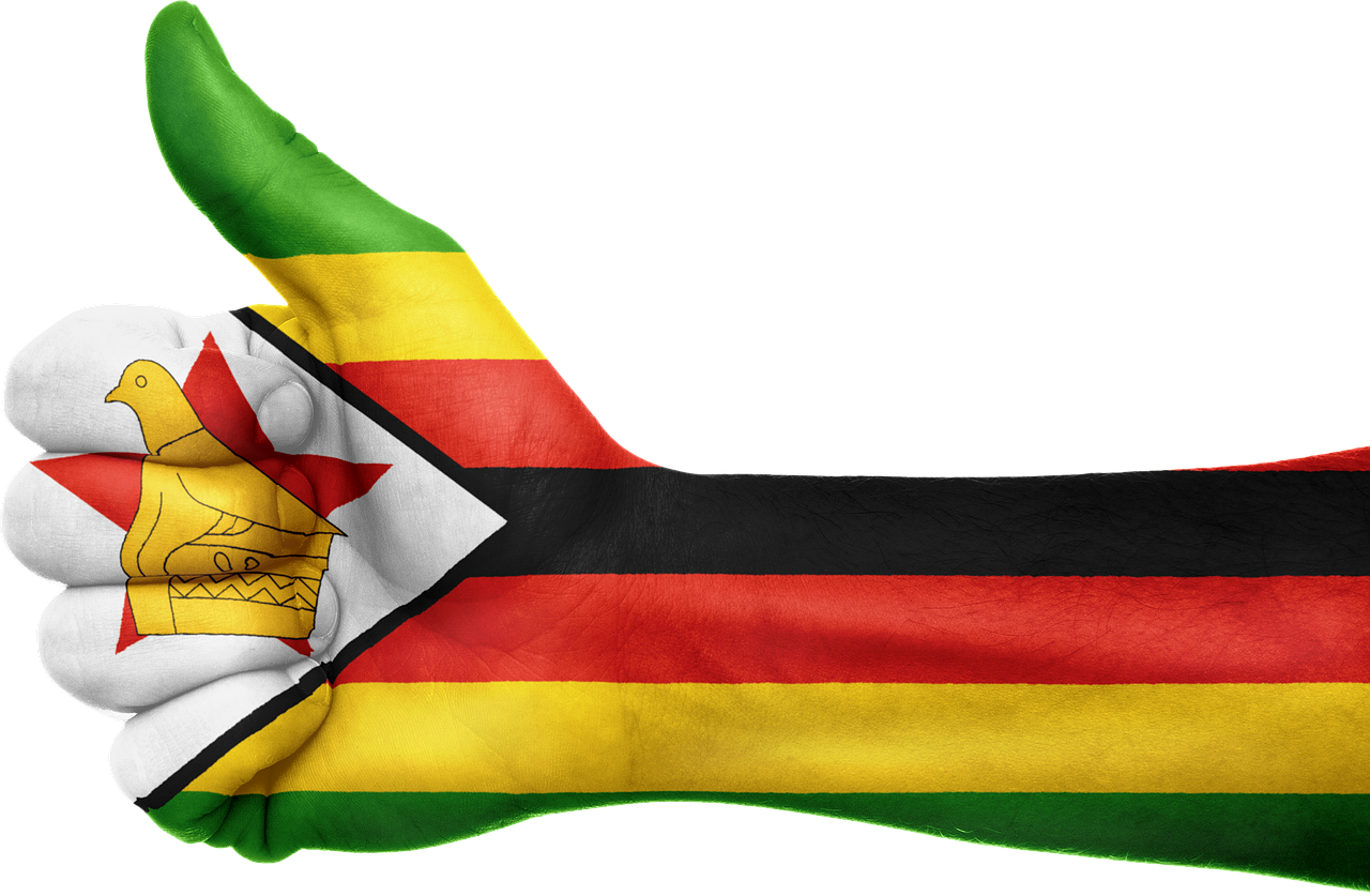 Zimbabwe Flag Background PNG