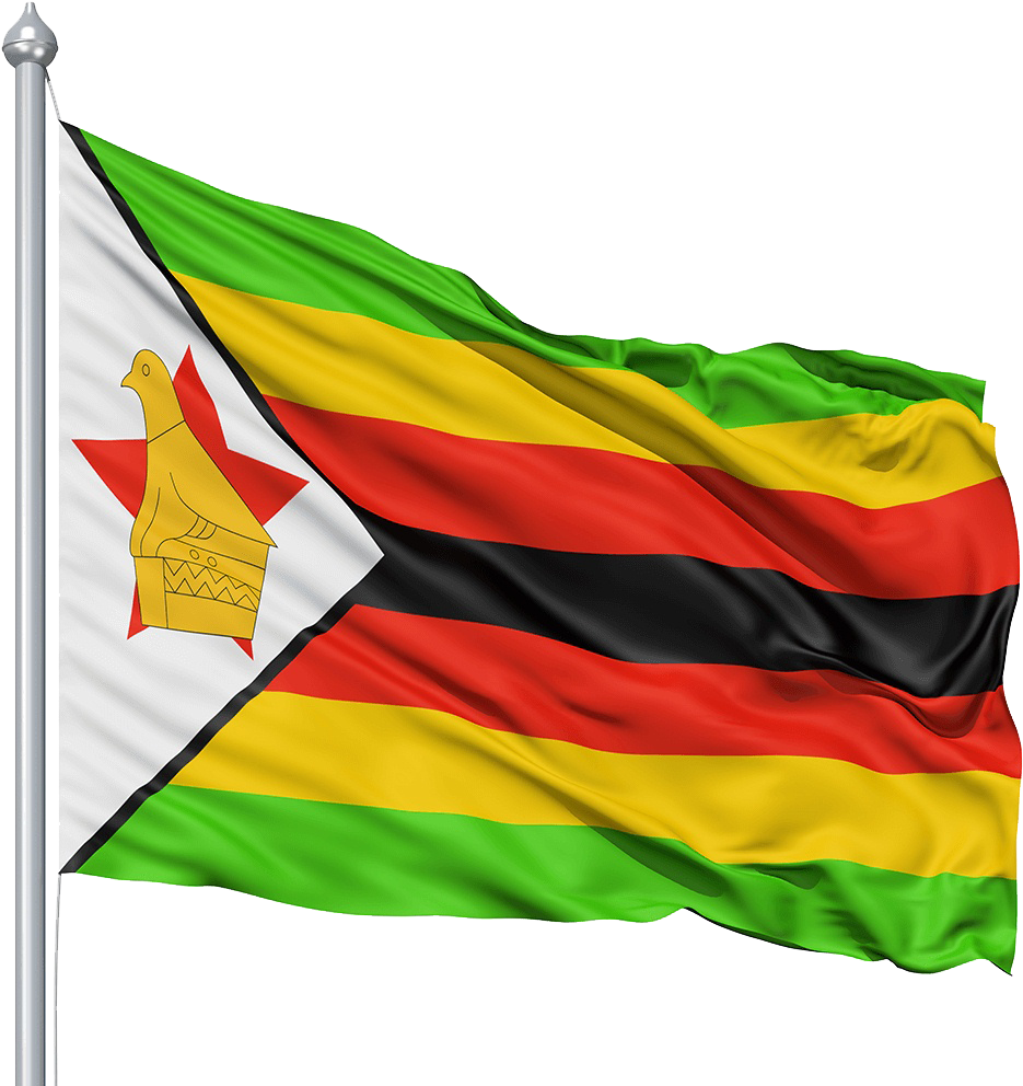 Zimbabwe Flag PNG HD Quality