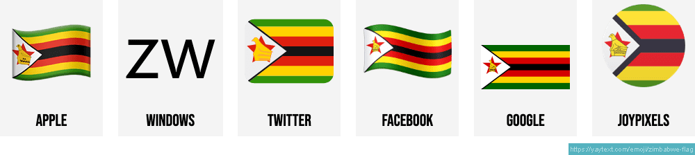 Zimbabwe Flag PNG Images HD