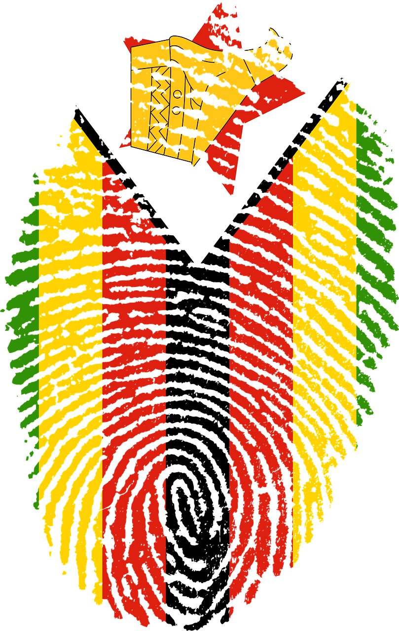 Zimbabwe Flag PNG Pic Background
