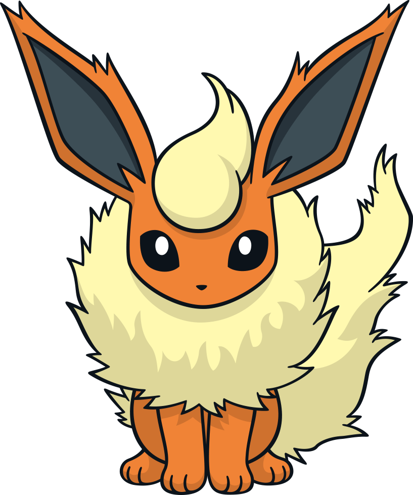 Flareon PNG Background