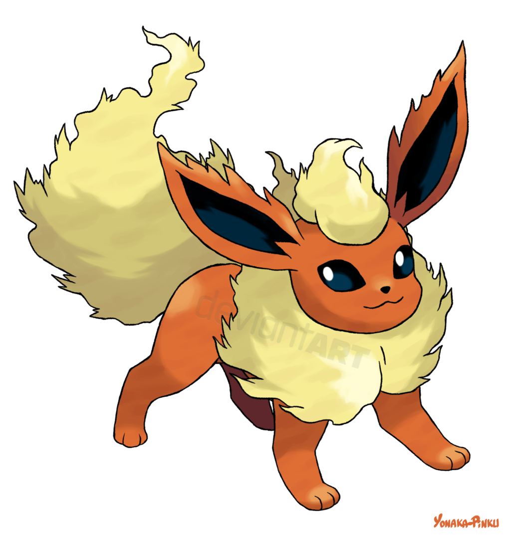 Flareon PNG Clipart Background