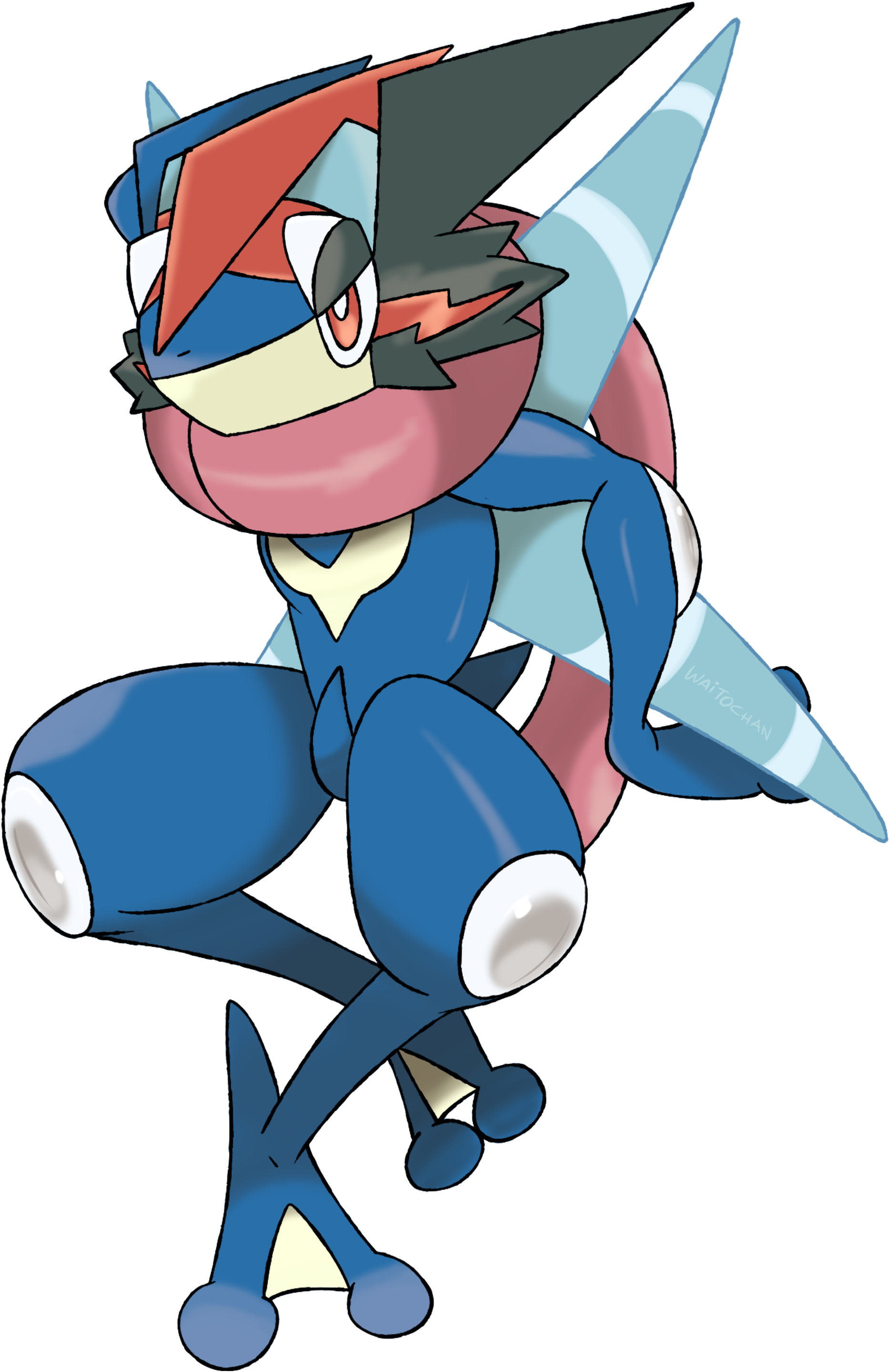 Frogadier PNG Background