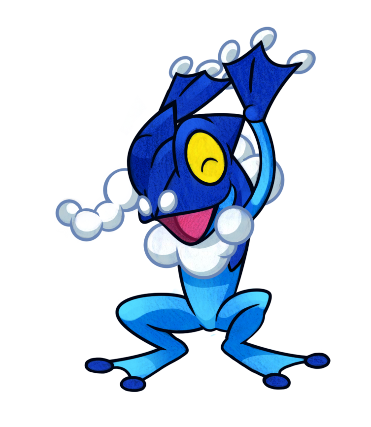 Frogadier PNG HD Quality
