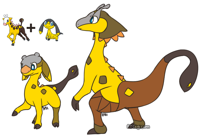 Imagen PNG de girafarig pokemon PNG