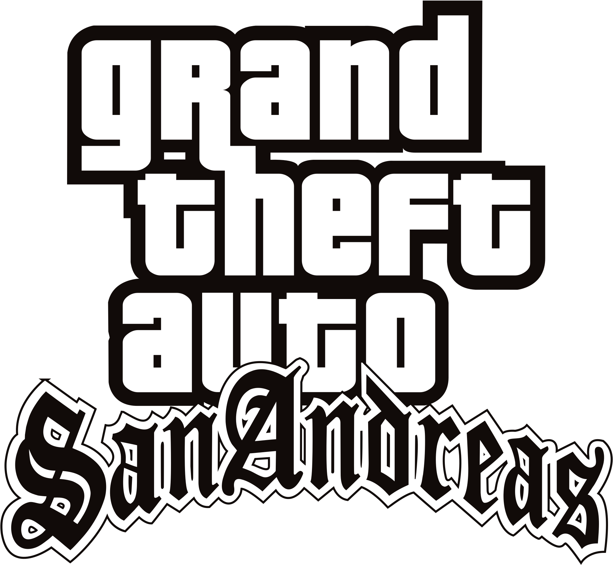 Grand Theft Auto San Andreas Logo PNG HD Images